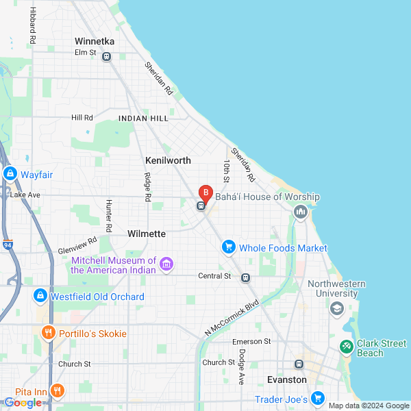 Doctor Para Dolor Accidentes Wilmette location map: 1200 Central Ave #380, Wilmette, Illinois